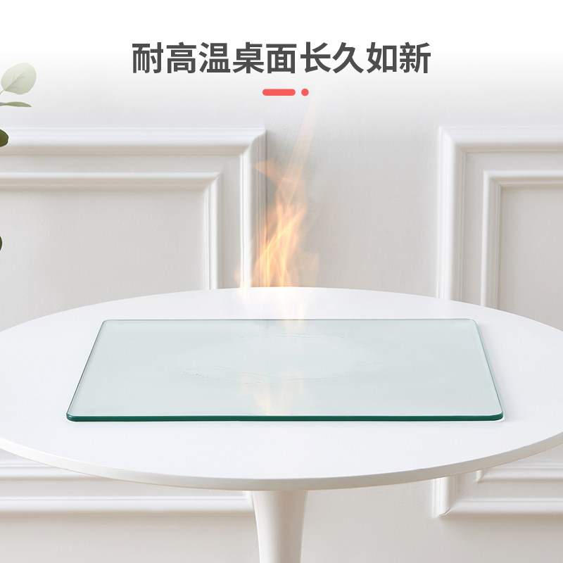 钢化玻璃桌布家i用桌面餐桌茶几桌垫玻璃台面防水防油玻璃板长方