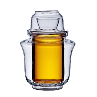 玻璃温酒器家用烫酒壶烫r酒杯热酒壶温黄酒白酒清酒三件式酒具套