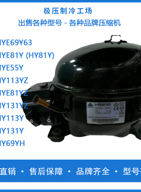 全新华意冰柜原装HYE69Y63HY81 55 113 81 131 113 131 69Y压缩机