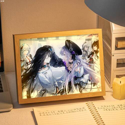 深空之眼周边镜子灯光画二次元吧唧电竞房音响小夜灯摆件创意礼物