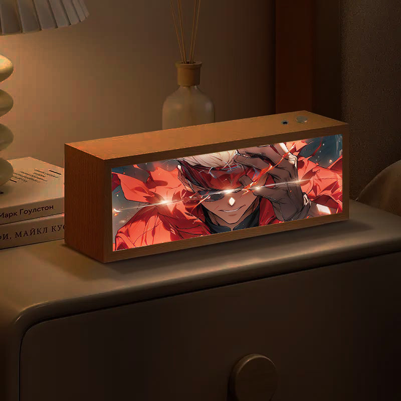 五条悟灯光画二次元动漫周边男生宿舍桌面摆件创意礼物发光小夜灯