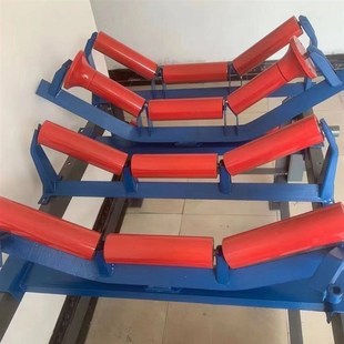 支架托辊散支输送配件边支吊耳中支平托输送带托辊架子缓冲支架铁