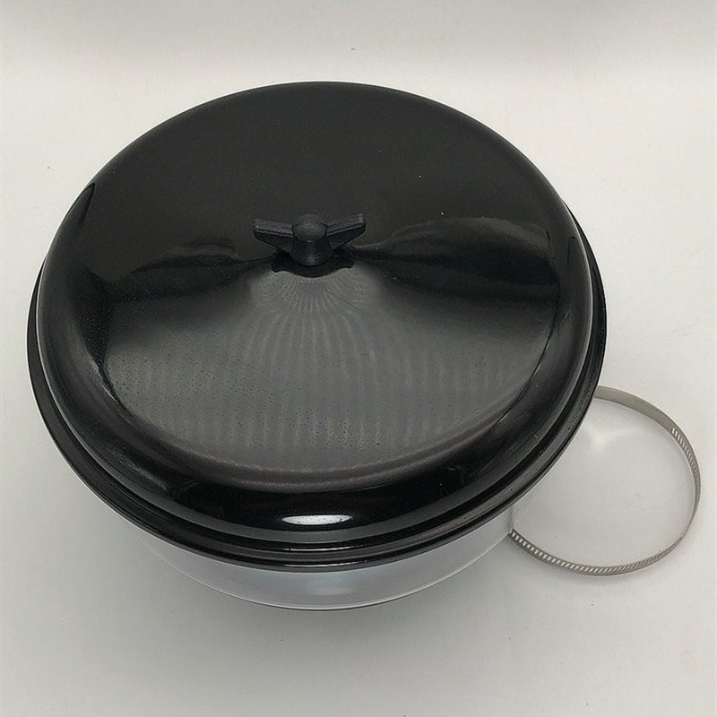 挖掘机配件PC130神钢140 102mm口径沙漠O帽空气净化预滤器蘑菇帽