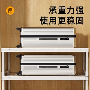 柜隔断整理板Y衣柜分层隔 柜子分层架伸缩收纳橱柜内置物架衣橱鞋