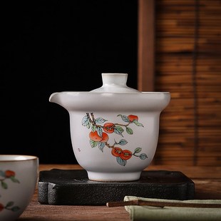 汝窑茶壶陶瓷茶具功m夫红茶小茶器开片汝瓷单壶家用开片手抓泡茶