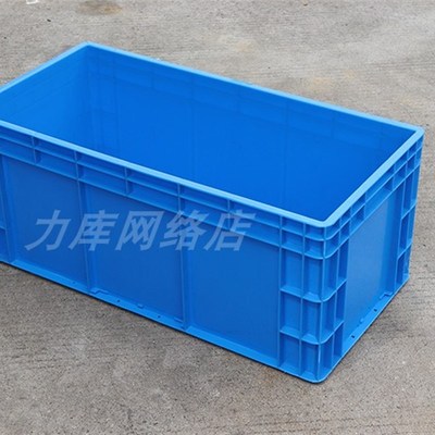 EU4833物流箱周转箱800*400*340灰色胶箱仓Q库放货分货用塑料箱子