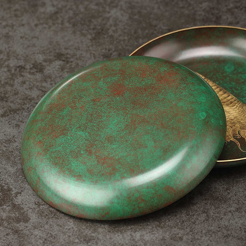 黄铜仿古茶承壶承干泡盘s茶壶托盘紫砂壶垫茶壶底座中式茶具配件