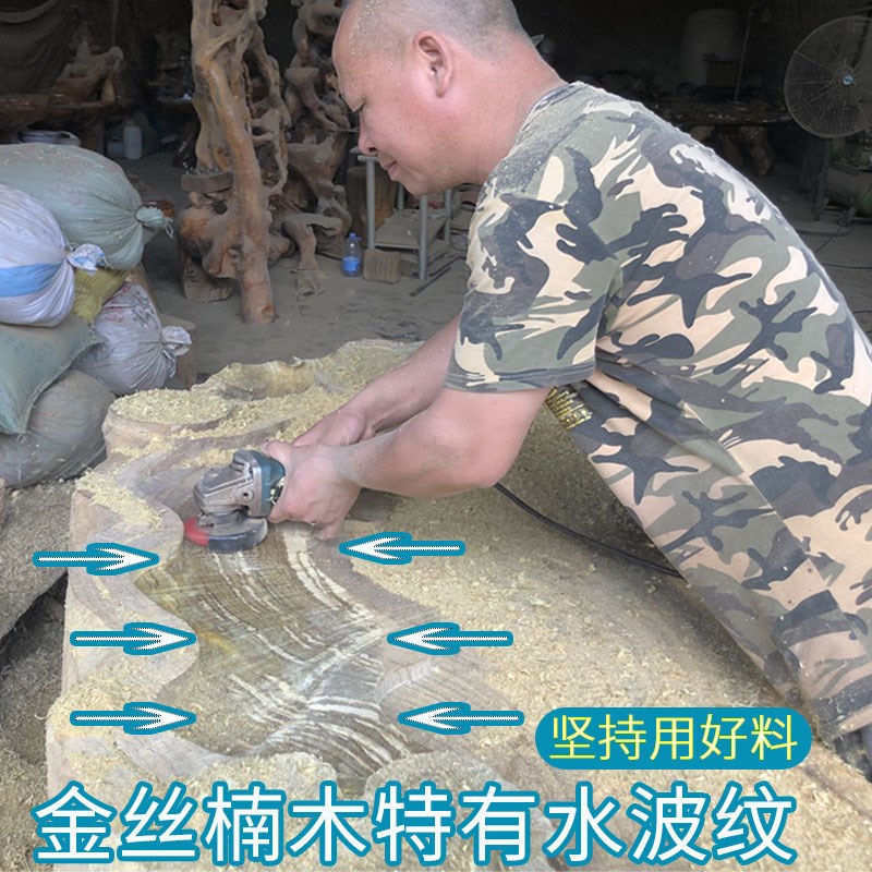 茶台根雕茶桌树根实木茶几原木树B桩家用小木根香樟木金丝楠木茶