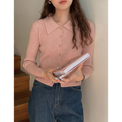 【歌铭】针织开衫女装毛衣外套2025秋季新款温柔风长袖上衣W636H