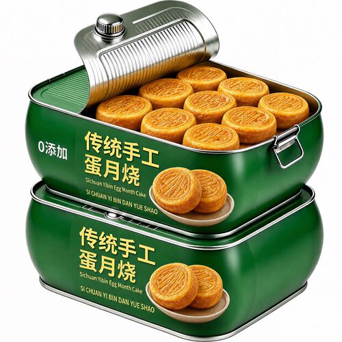 老字号！正宗蛋月烧官方旗舰店正品传统老式手工制作中秋月饼糕点