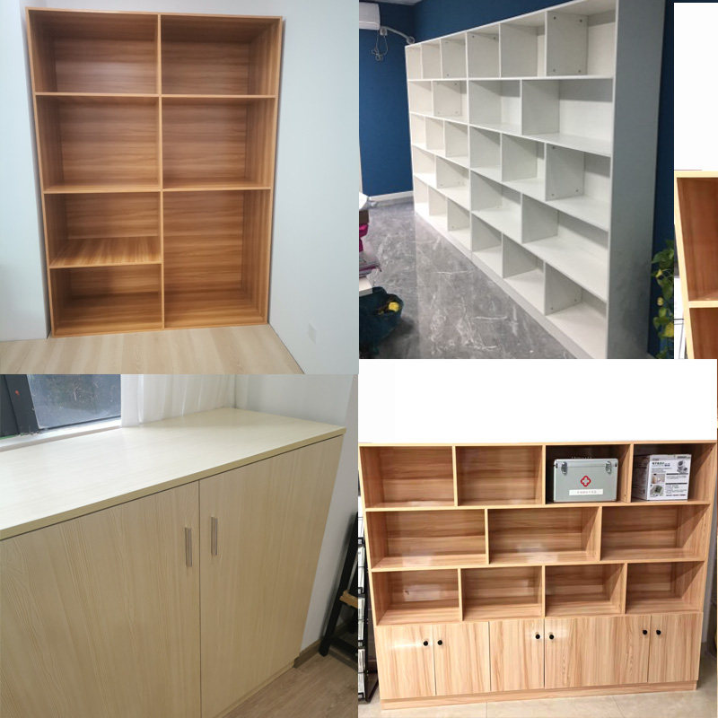 定制书柜订做柜子储物柜阳台柜带门书橱鞋柜吊柜地柜订造飘窗柜