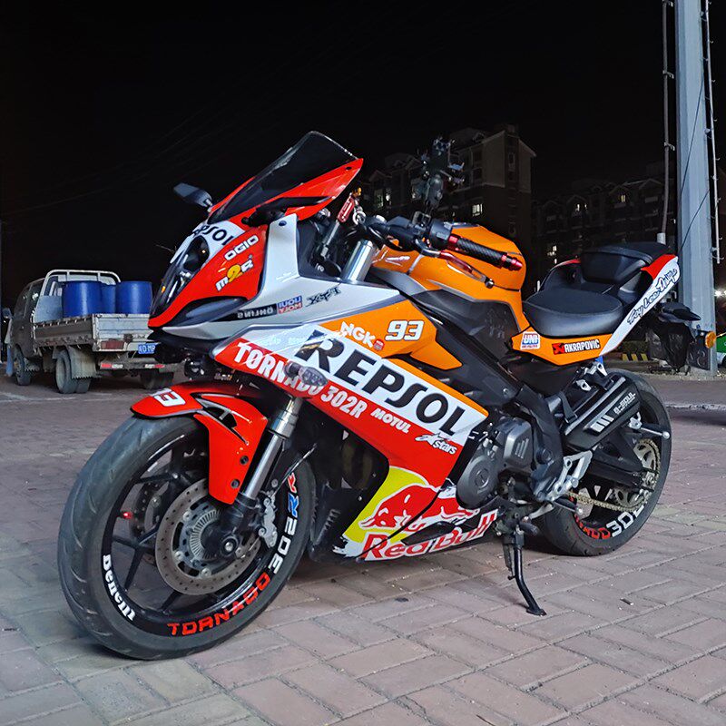 贝纳利20款飓风302R BJ300贴纸改装防水贴花车身保护贴膜全车版画