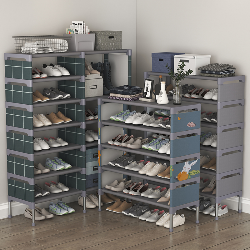 简易鞋架子家用门口宿舍室内好看多层大容量收纳置物小鞋柜经济型