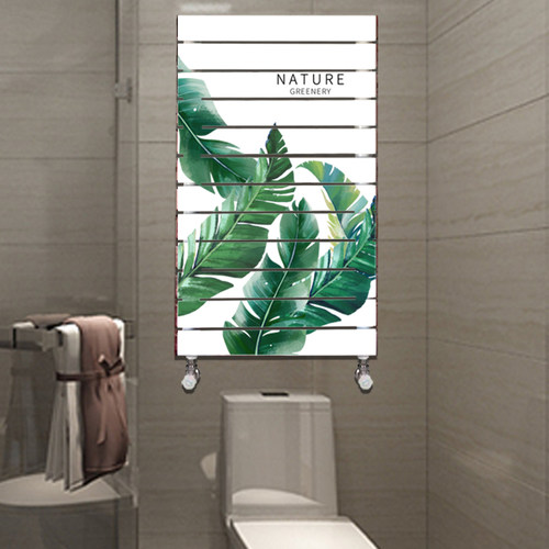 小背篓暖气片卫生间铜铝复合家用水暖散热片明装厕所艺术暖气超薄