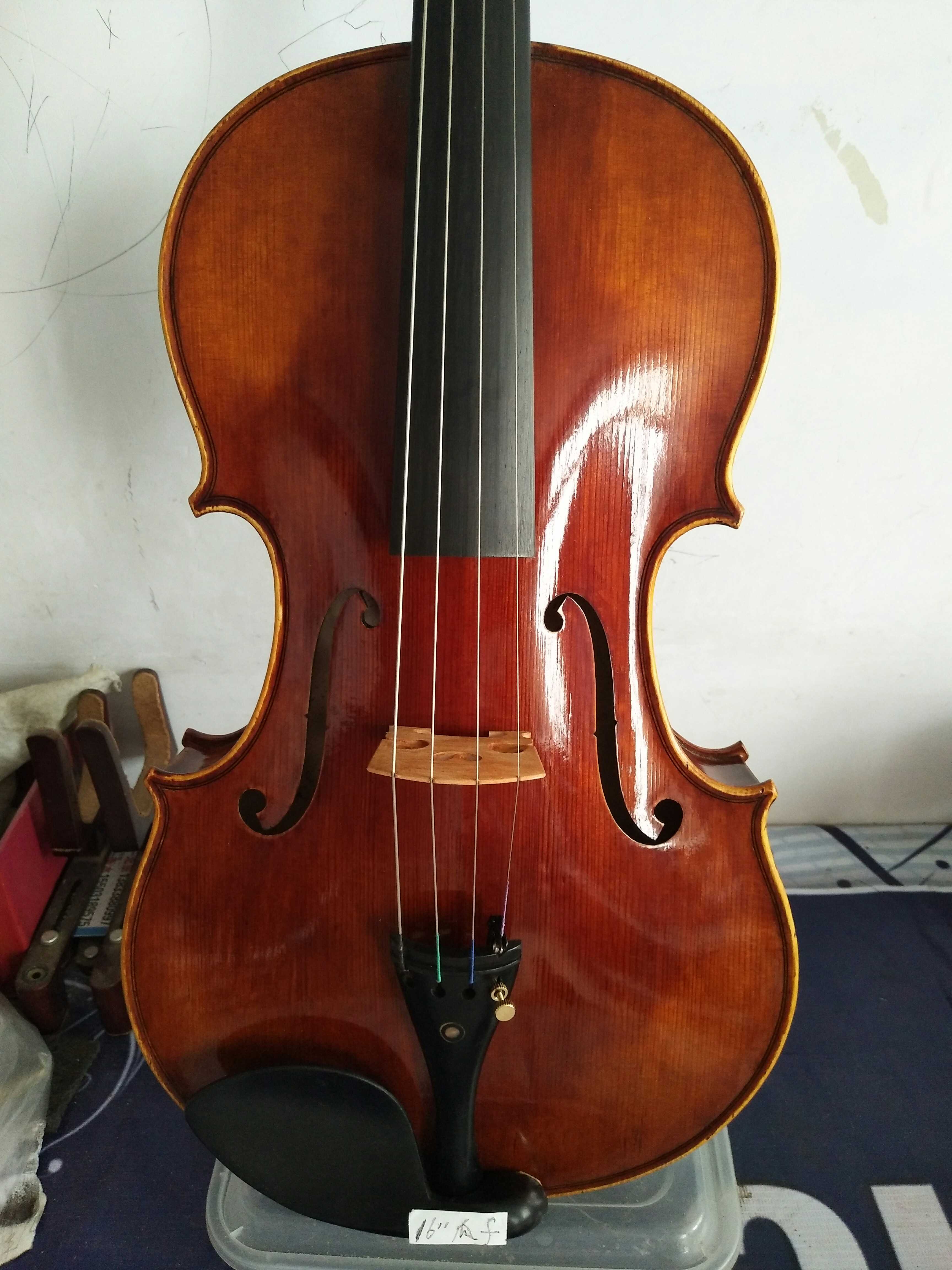 纯手工中提琴,高档16寸中提琴,仿古16寸瓜式中提琴,中音手工琴