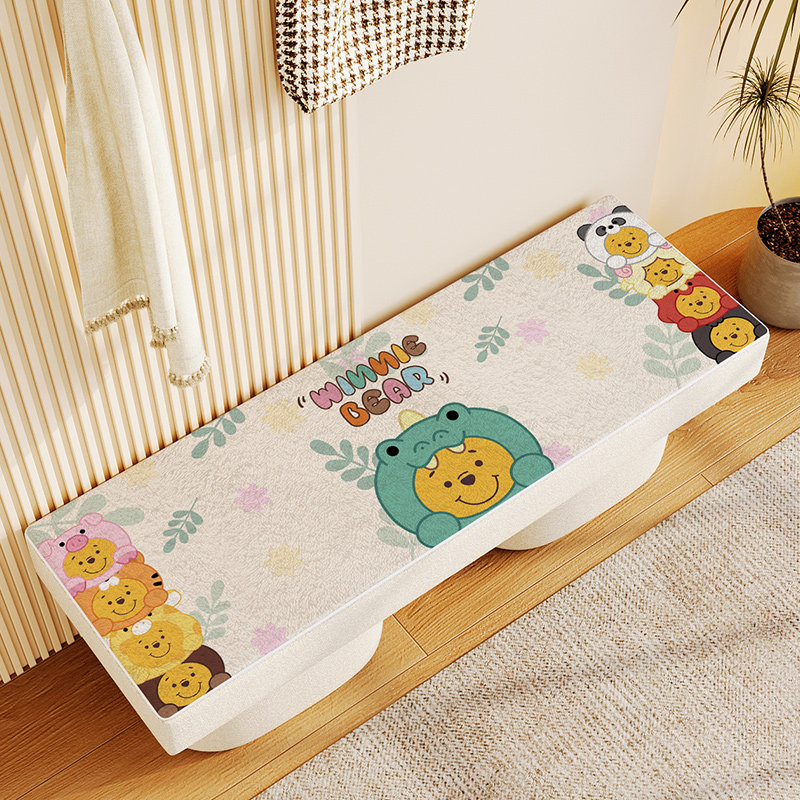 卡通换鞋凳垫子家用玄关鞋柜椅垫四季通用长方形坐垫定制软包座垫,居家布艺,椅垫,淘宝优惠券,粉丝福利购,淘宝优惠卷