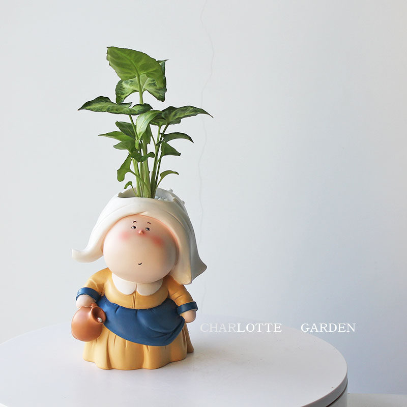 夏洛特花园 月半艺术家合果芋室内办公室桌面植物 可爱绿植盆栽,鲜花速递/花卉仿真/绿植园艺,其它园艺用品,淘宝优惠券,粉丝福利购,淘宝优惠卷