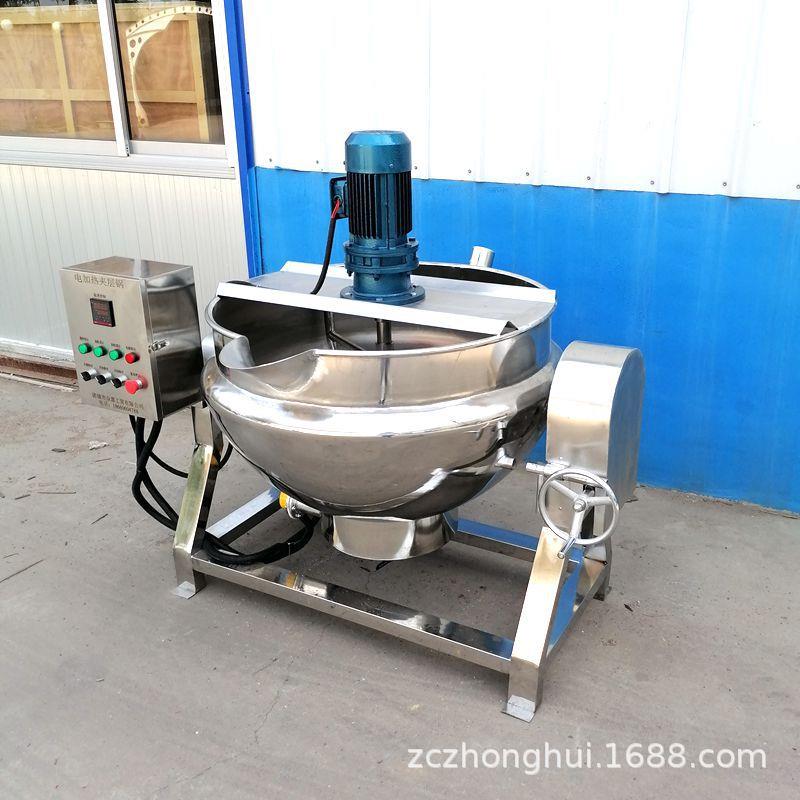 奶豆腐熬制搅拌锅全自动做果酱凉粉机器麻辣烫串串底料炒料机