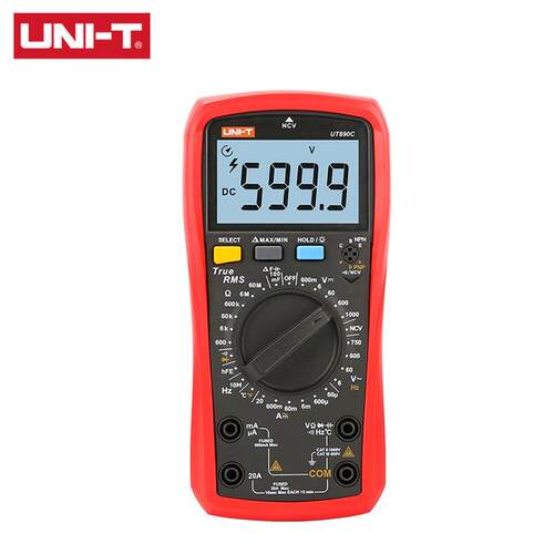 优利德数显式万用表UT890C数字多功能表测电压电流表电容UT890D+