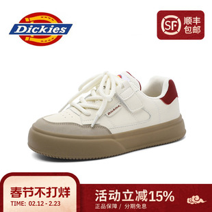 dickies女鞋2026新款春季运动休闲鞋板鞋女款德训鞋子百搭小白鞋
