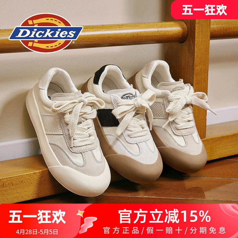 dickies童鞋女童鞋子2026新款春季透气小白鞋儿童板鞋男童德训鞋