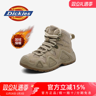 儿童加绒加厚马丁靴男女童雪地外穿棉鞋 dickies靴子2025新款 冬季