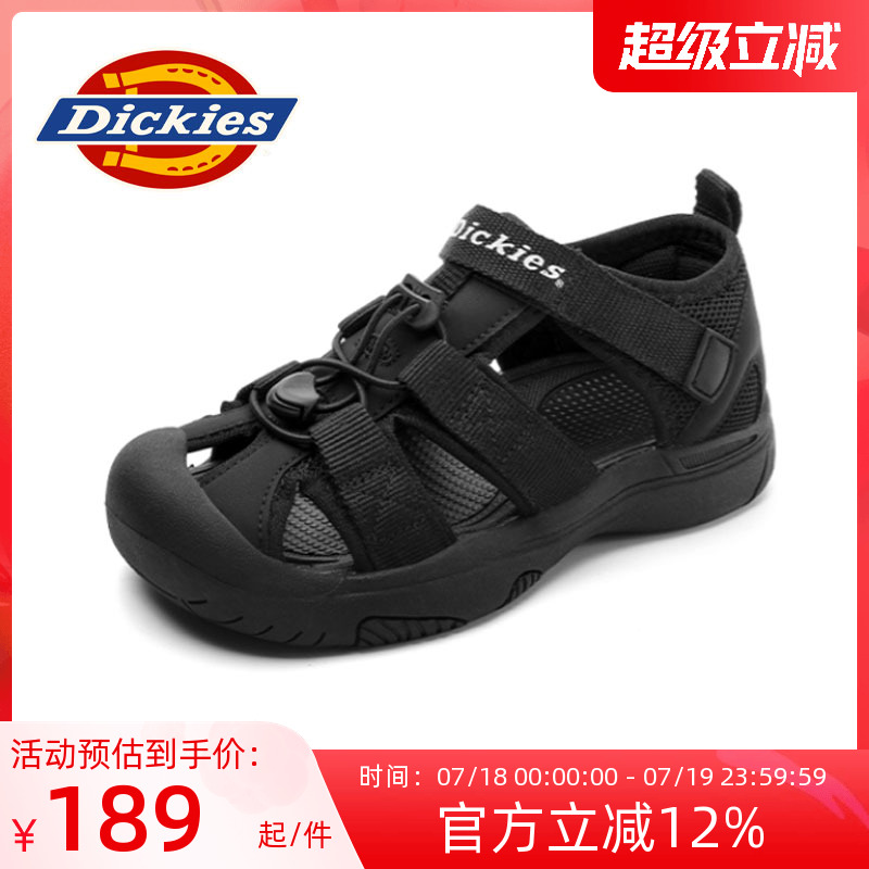 dickies童鞋男童2025新款夏季儿童包头运动凉鞋女童中大童沙滩鞋