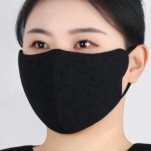 冬季保暖口罩女士新款高颜值秋冬天防寒风面罩护全脸加大棉厚可洗