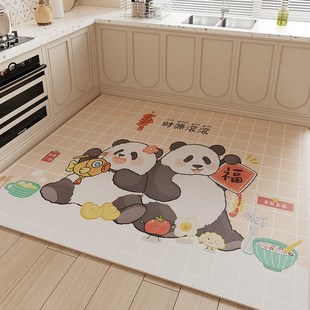 蒸蒸日上厨房地h垫防滑防油防水皮革可擦免洗pvc耐脏脚垫家用地毯