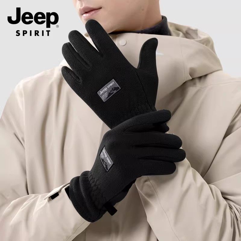 jeep吉普摇粒绒手套秋冬季男女触屏加绒保暖加厚户外滑雪登山手套,服饰配件/皮带/帽子/围巾,手套,淘宝优惠券,粉丝福利购,淘宝优惠卷