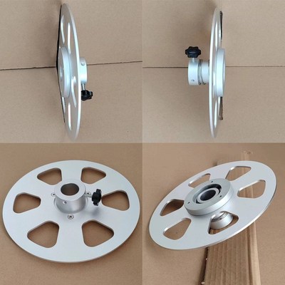 轴孔30铝合金挡料盘标签固定盘卷膜支架载带压盘模切挡板盖膜挡圈