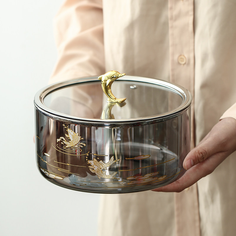 远舍玻璃茶洗带盖特大号耐高温洗茶杯家用有盖茶道配件洗杯盆可煮,餐饮具,茶道/零配,淘宝优惠券,粉丝福利购,淘宝优惠卷