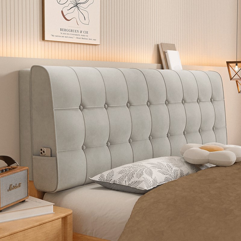 床头靠垫床靠垫防撞靠背垫大靠背自粘靠背软包套罩海绵可拆洗床上