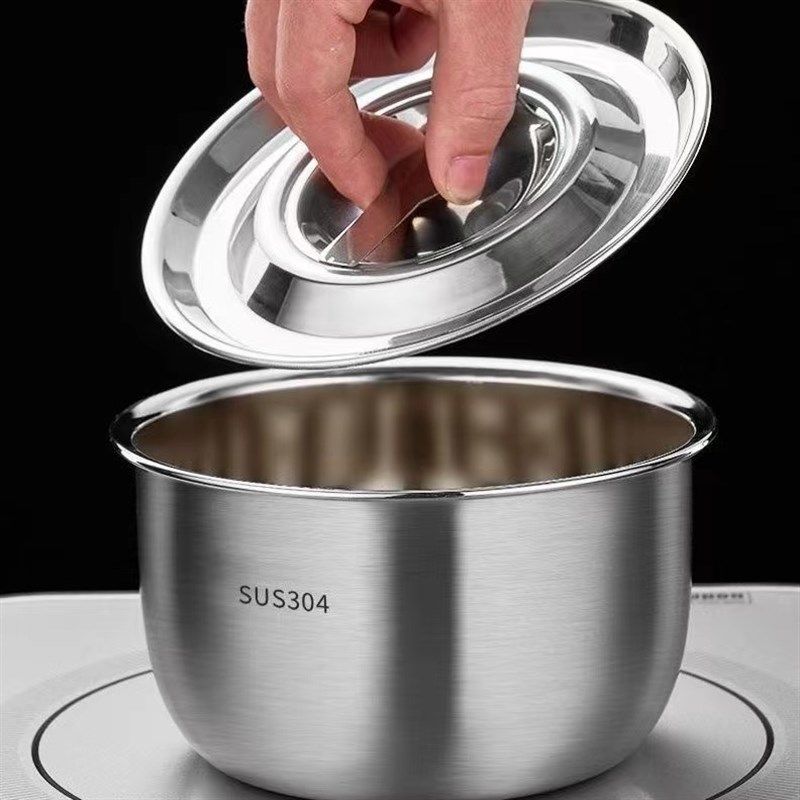 304不锈钢油盆家用耐高温猪油罐大容量可提油锅加厚带盖和面盆大,餐饮具,盆,淘宝优惠券,粉丝福利购,淘宝优惠卷