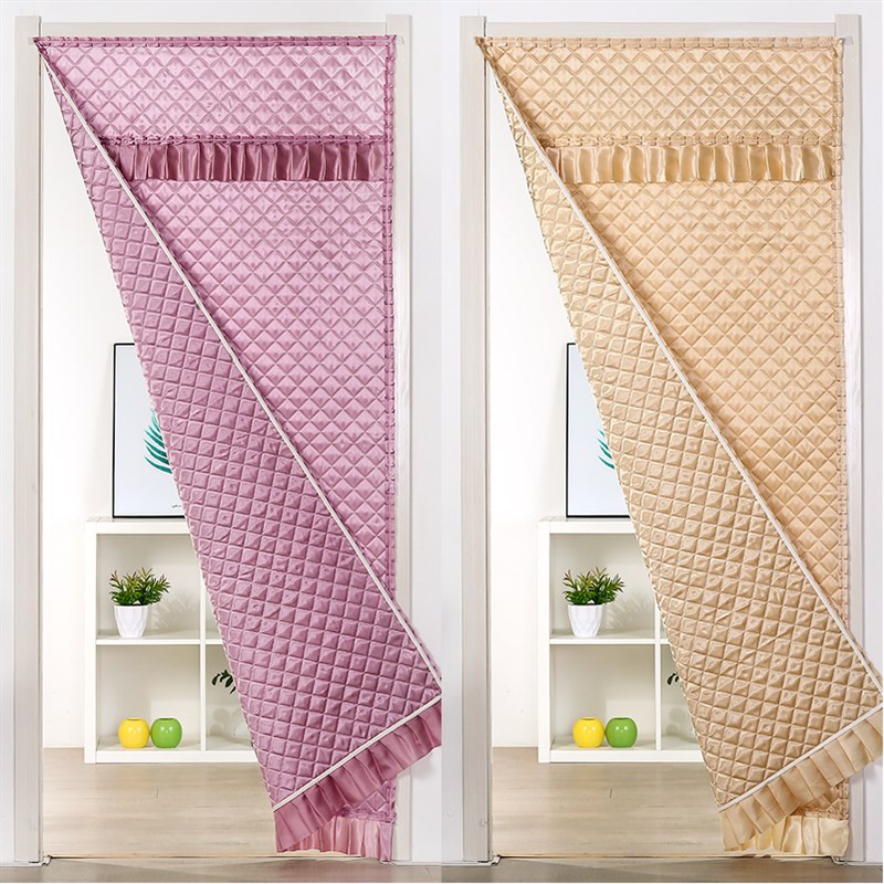 棉门帘加厚冬季保暖防风保温家用隔断卧室客厅空调帘子长门帘布艺