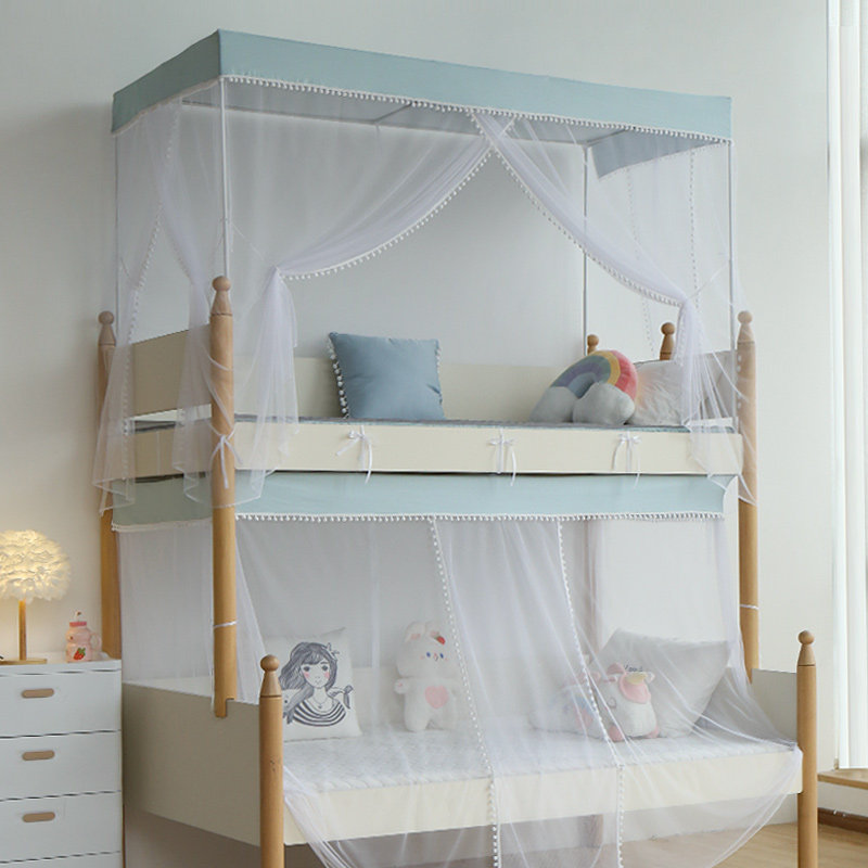 呼呼熊子母床蚊帐 儿童高低床蚊帐女孩 公主风学生宿舍上下铺蚊帐,床上用品,蚊帐,淘宝优惠券,粉丝福利购,淘宝优惠卷