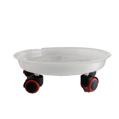 万向轮底座 塑料耐用足疗高桶底座 花艺底座