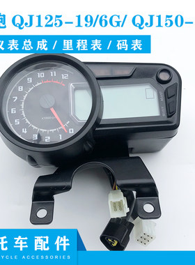 适用钱江机车配件 畅跑QJ125-19/6G/ QJ150-11B仪表总成 里程表
