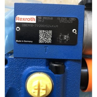 力士乐比例阀R901335400 200YG24K4M德国液压品牌 DBEM10