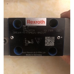 力士乐DRE6X 8NZ4M货号0811402055比例减压阀压力175 175MG24