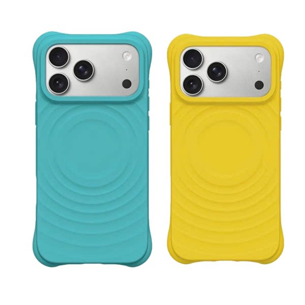 【PX＆FC】波.漾纹适用苹果17/16promax手机壳iPhone15plus简约14pro磁吸Magsafe纯色13四角防摔女高级保护套