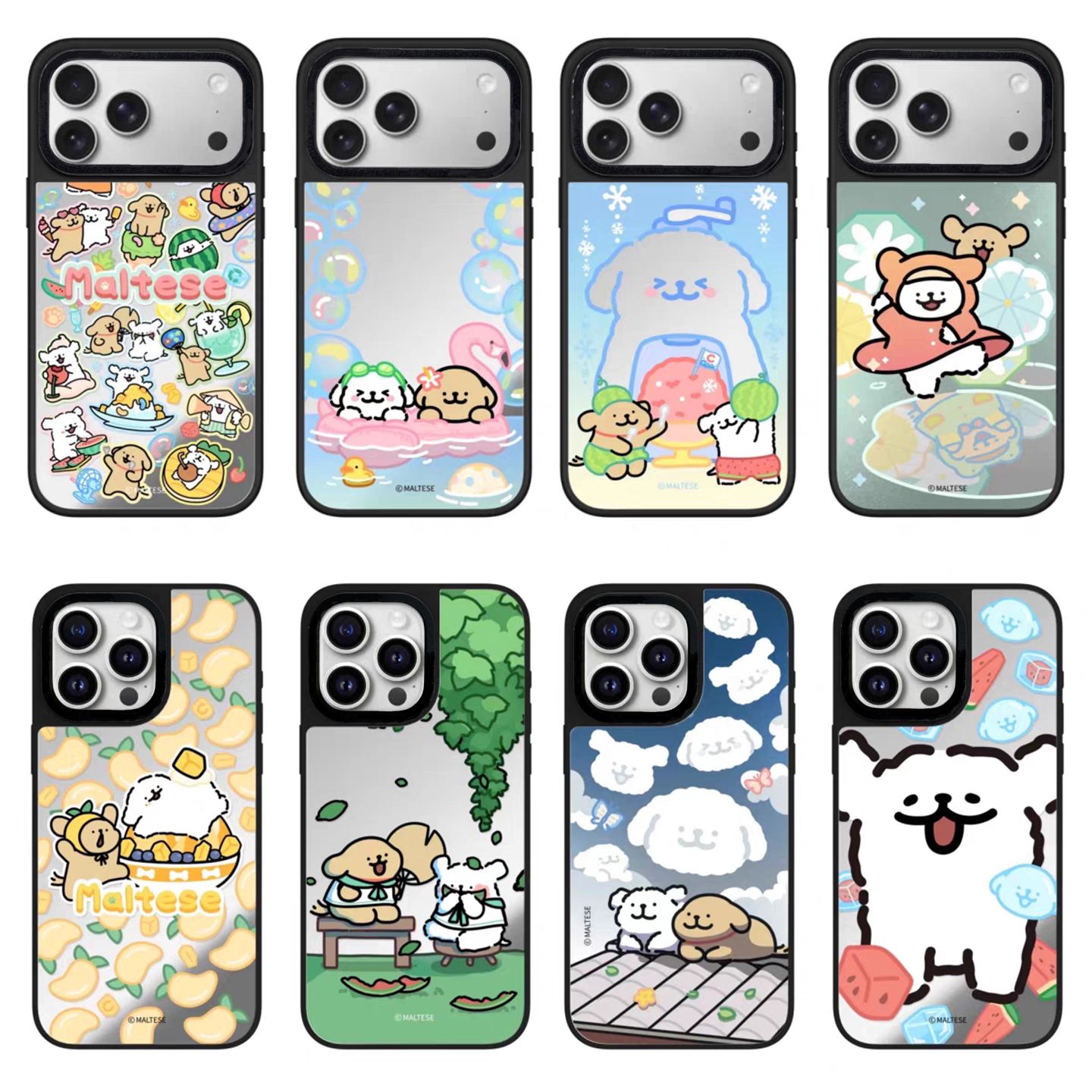 【PX＆FC】夏日新款线条小狗可爱17AIR手机壳适用于iPhone16ProMax苹果15Pro潮牌14plus磁吸防摔13保护套12女
