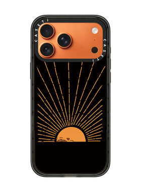 【PX＆FC】橙色日出日落抽象太阳适用iPhone苹果17promax/AIR手机壳16pro/14网红15plus创意13明星同款12磁吸