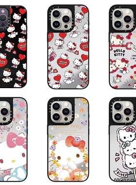 【PX＆FC】红色爱心猫新款苹果17/16pro适用iPhone15ProMax手机壳创意潮牌凯.蒂猫14plus防摔13保护套12ins11