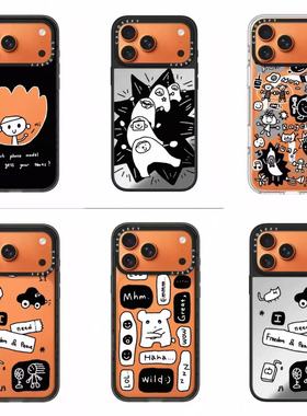 【PX＆FC】动漫社交适用苹果17promax星宇橙色iPhone16pro手机壳15plus14时尚13防摔12明星同款磁吸保护套AIR