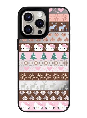 【PX＆FC】冬季圣诞凯蒂猫适用iPhone苹果17promax/AIR手机壳16plus防摔15pro/14明星同款13磁吸12保护套镜面
