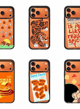 【PX＆FC】落狗屎爆款苹果17pro星宇橙色适用于iPhone16promax可爱卡通15pro透明镜面14plus潮流13手机壳12女