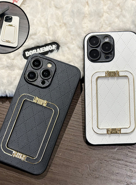 坎宁安适用于小米POCOF6PRO手机壳F6商务支架F5Pro菱格F5折叠式F4Gt男女F3桌面F2Pro便携F1小众f2保时尚护套