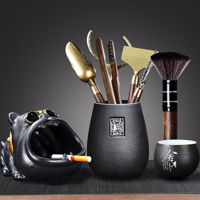 黑檀实木六君子套装功夫茶具配件6君子大全泡茶工具茶夹勺刀,餐饮具,茶道/零配,淘宝优惠券,粉丝福利购,淘宝优惠卷