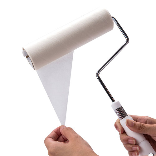 粘毛器可撕式粘尘纸滚q筒滚刷衣物去毛刷吸毛除毛纸黏毡沾毛器神